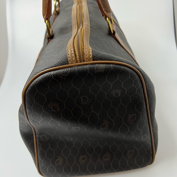 Dior Black x Brown Honeycomb Monogram Trotter Boston Duffle Bag - Picture 2 of 9